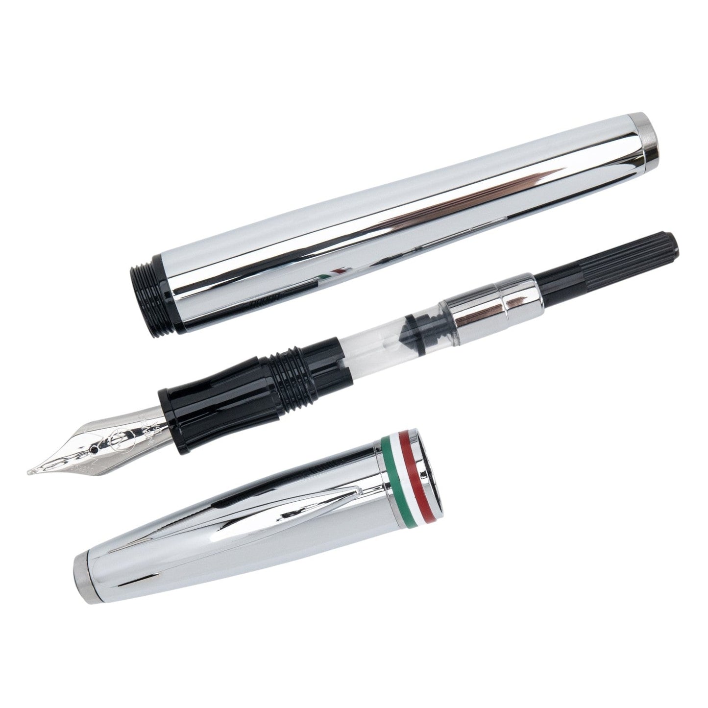 Monteverde Aldo Domani Italia Mirror Chrome CT Fountain Pen