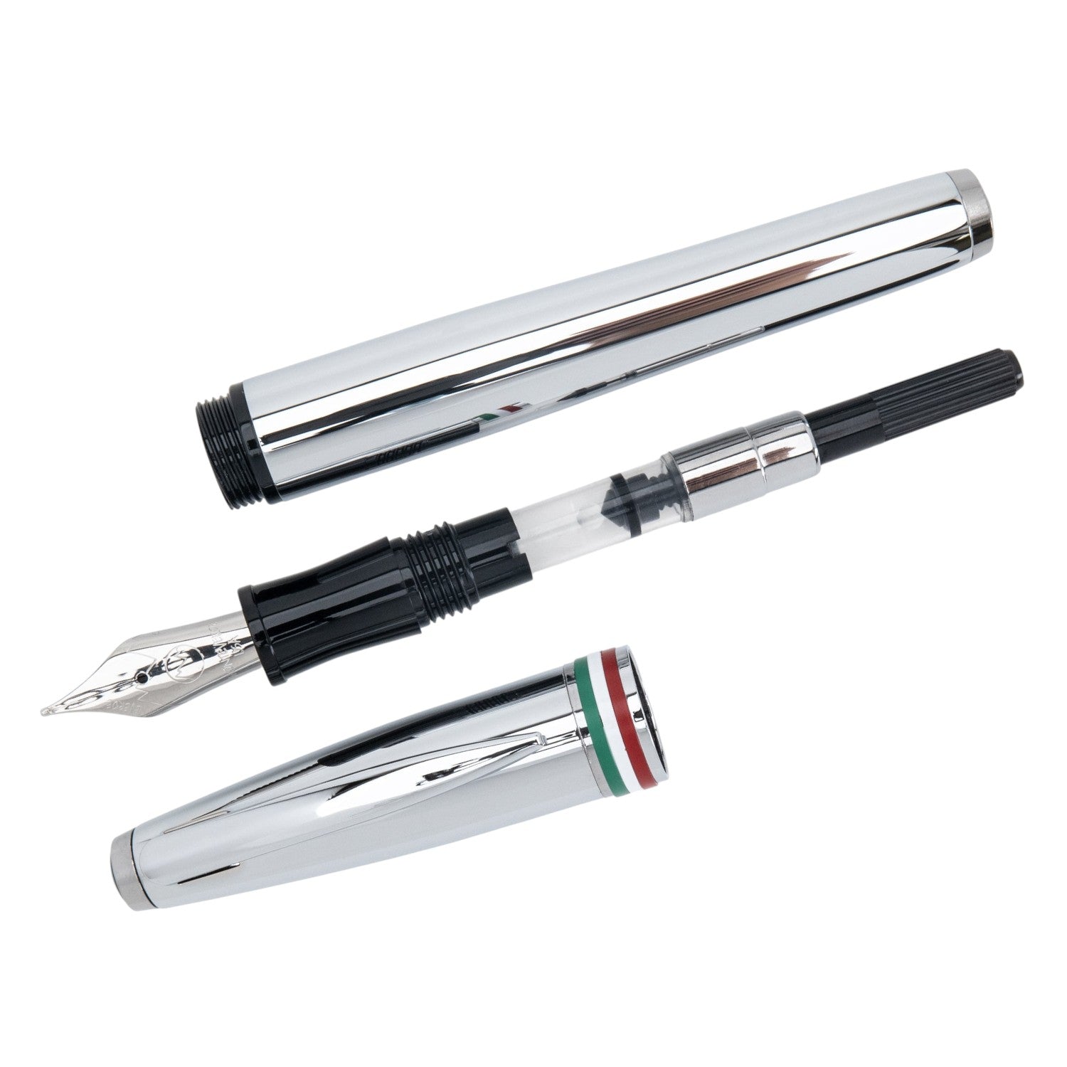 Monteverde Aldo Domani Italia Mirror Chrome CT Fountain Pen