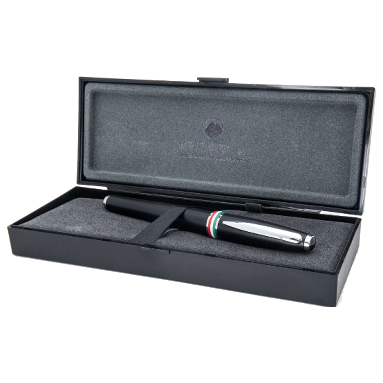 Monteverde Aldo Domani Italia Matte Black CT Fountain Pen