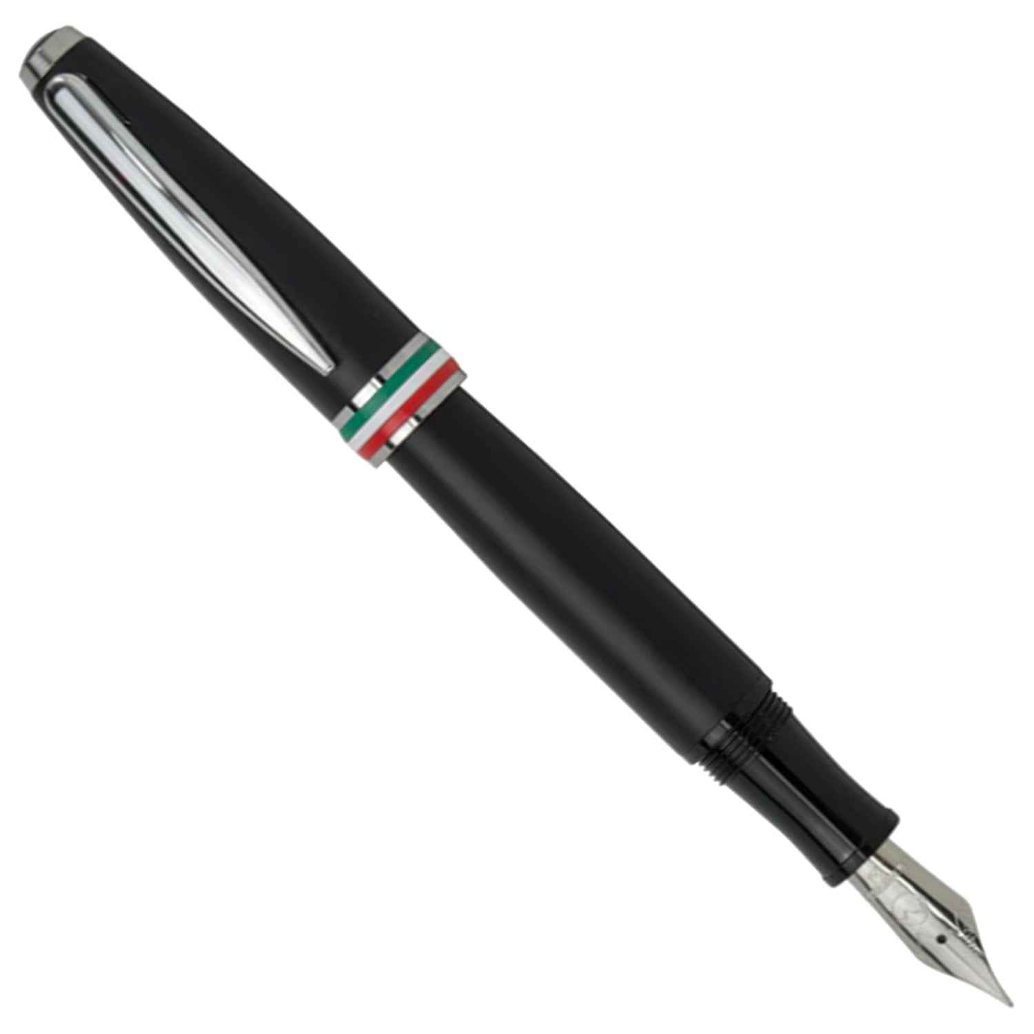 Monteverde Aldo Domani Italia Matte Black CT Fountain Pen