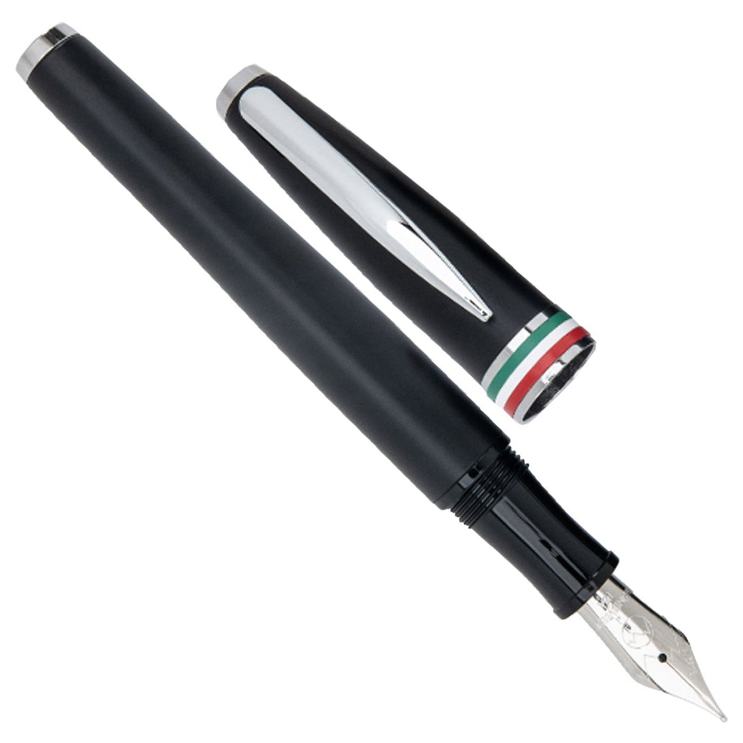 Monteverde Aldo Domani Italia Matte Black CT Fountain Pen