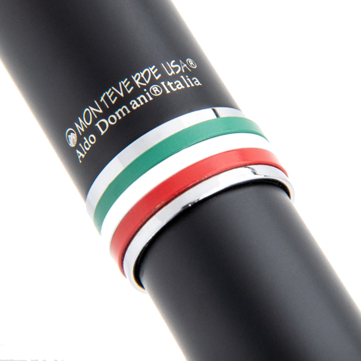 Monteverde Aldo Domani Italia Matte Black CT Fountain Pen