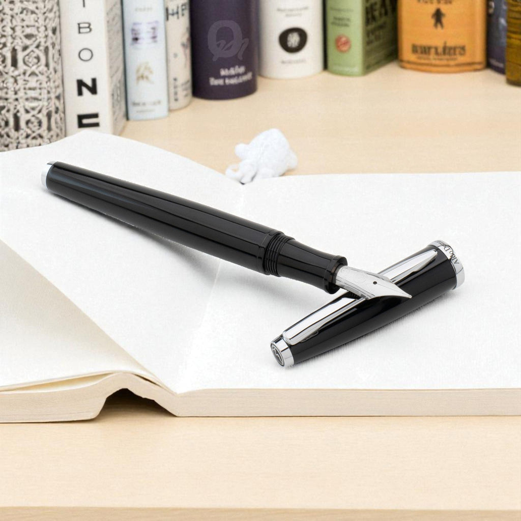 Monteverde Aldo Domani Black CT Fountain Pen