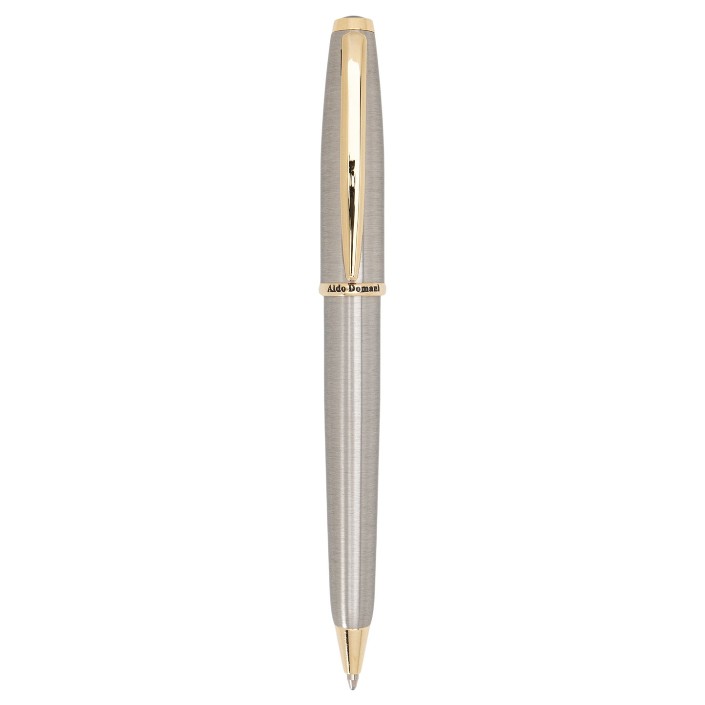 Monteverde Aldo Domani Brushed Steel GT Ballpoint Pen MV59675