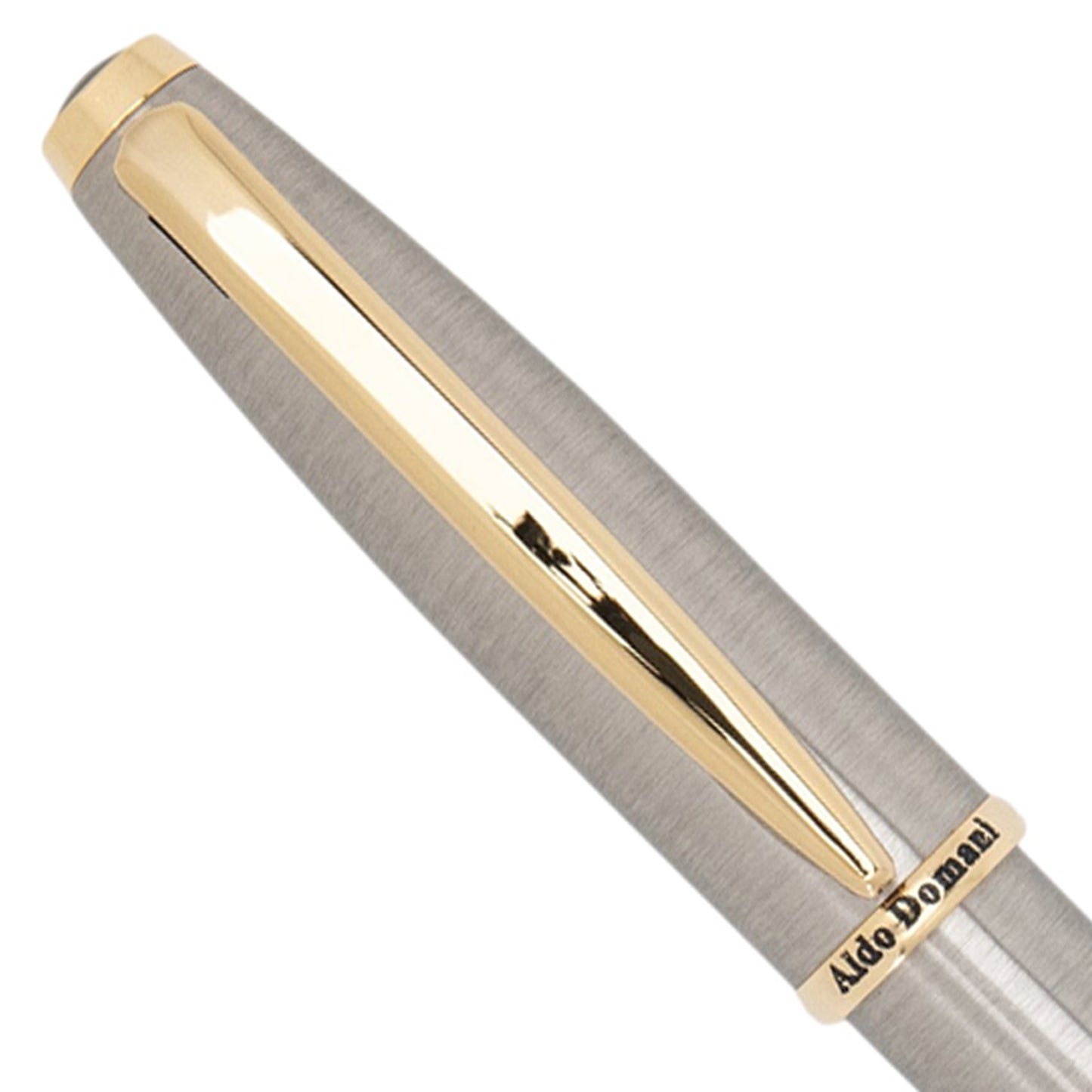 Monteverde Aldo Domani Brushed Steel GT Ballpoint Pen MV59675