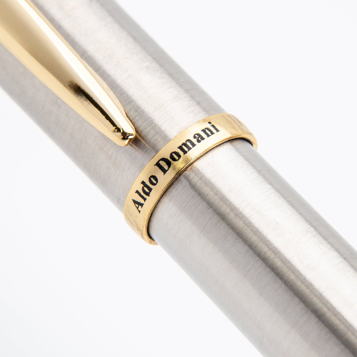 Monteverde Aldo Domani Brushed Steel GT Ballpoint Pen MV59675