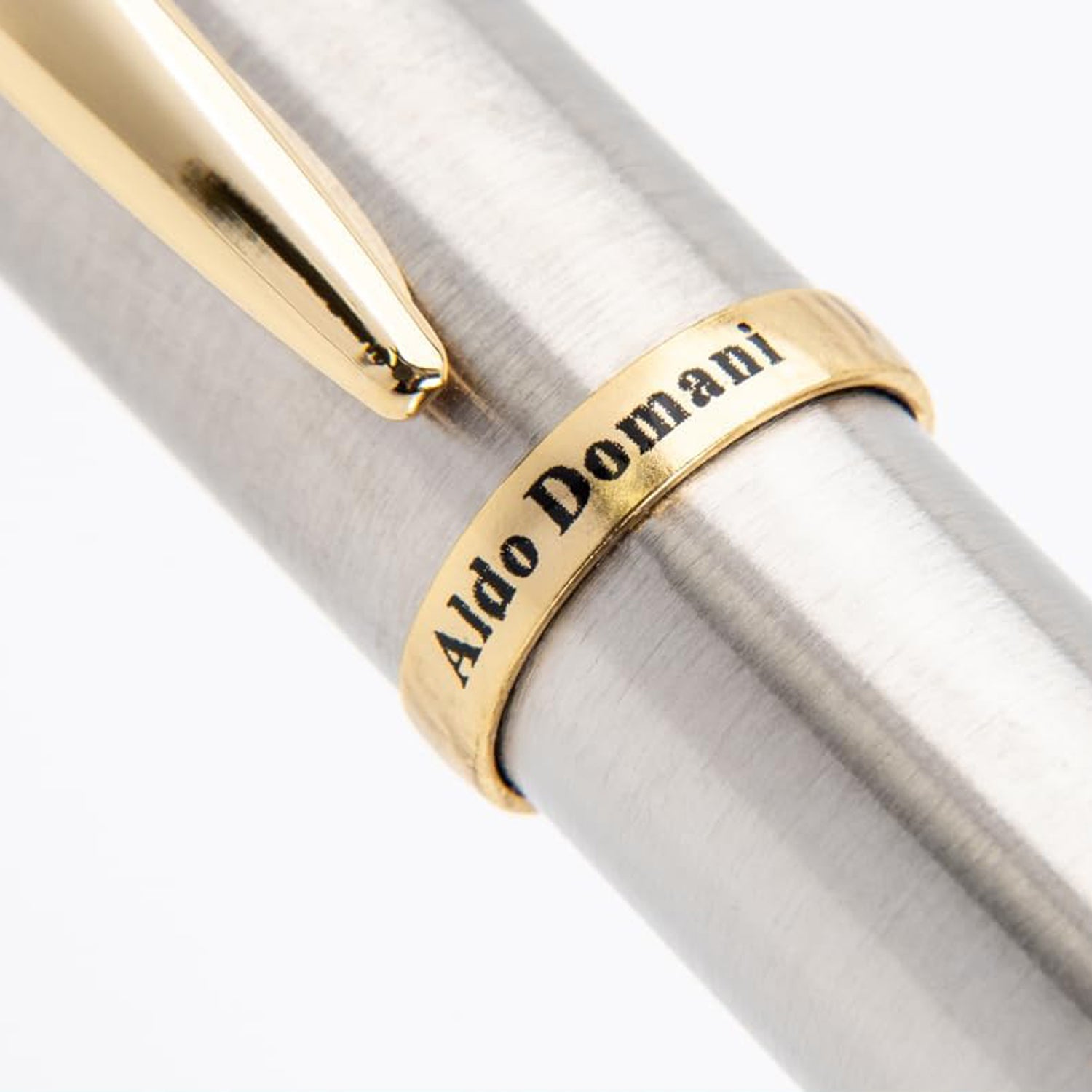 Monteverde Aldo Domani Brushed Steel GT Fountain Pen