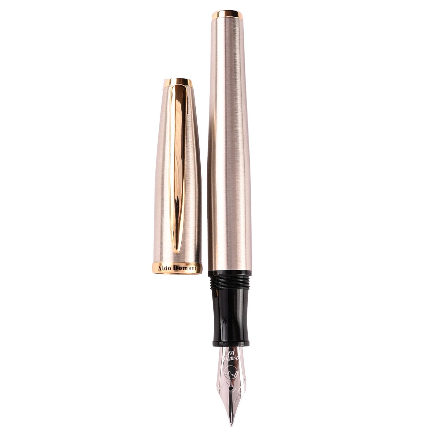 Monteverde Aldo Domani Brushed Steel GT Fountain Pen