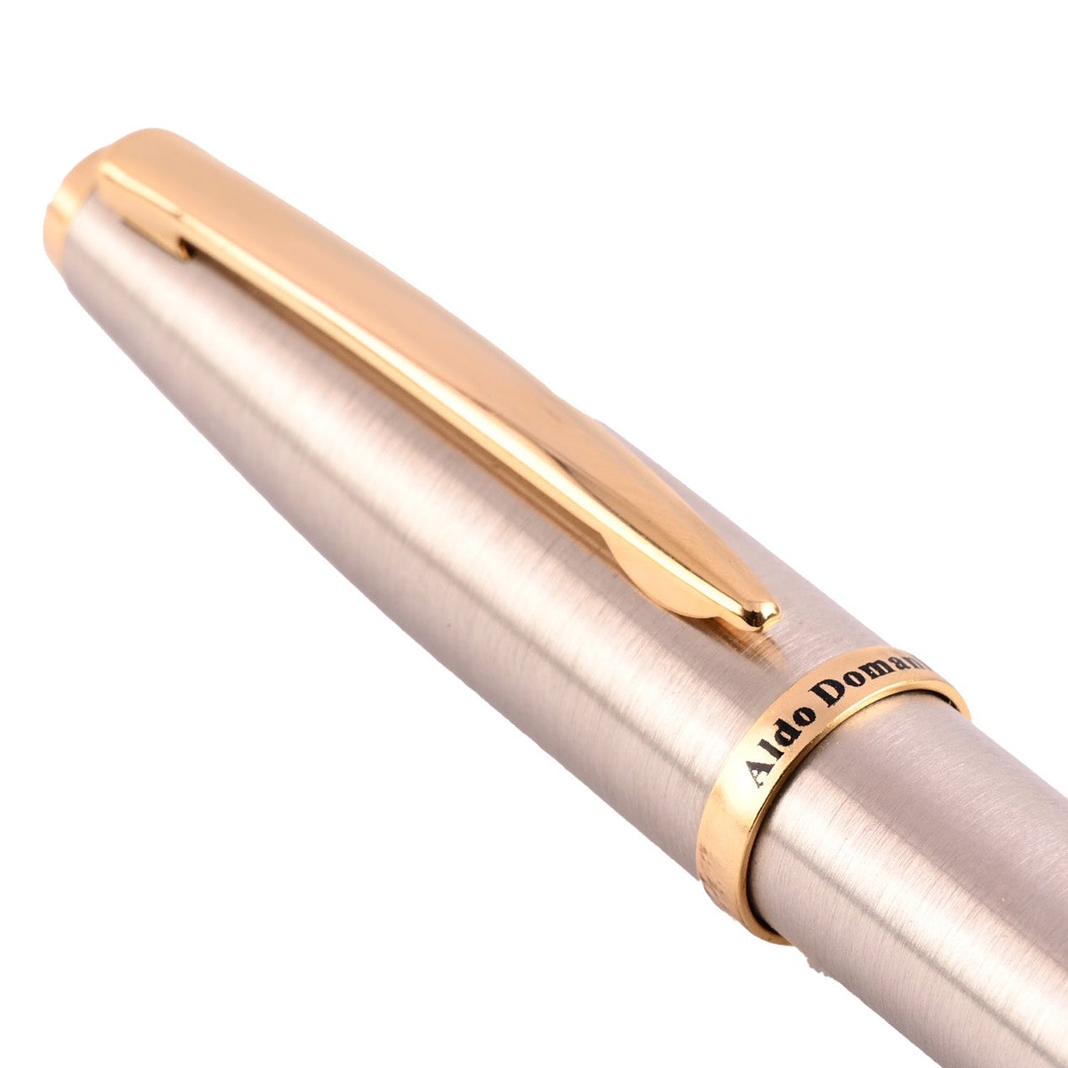 Monteverde Aldo Domani Brushed Steel GT Fountain Pen