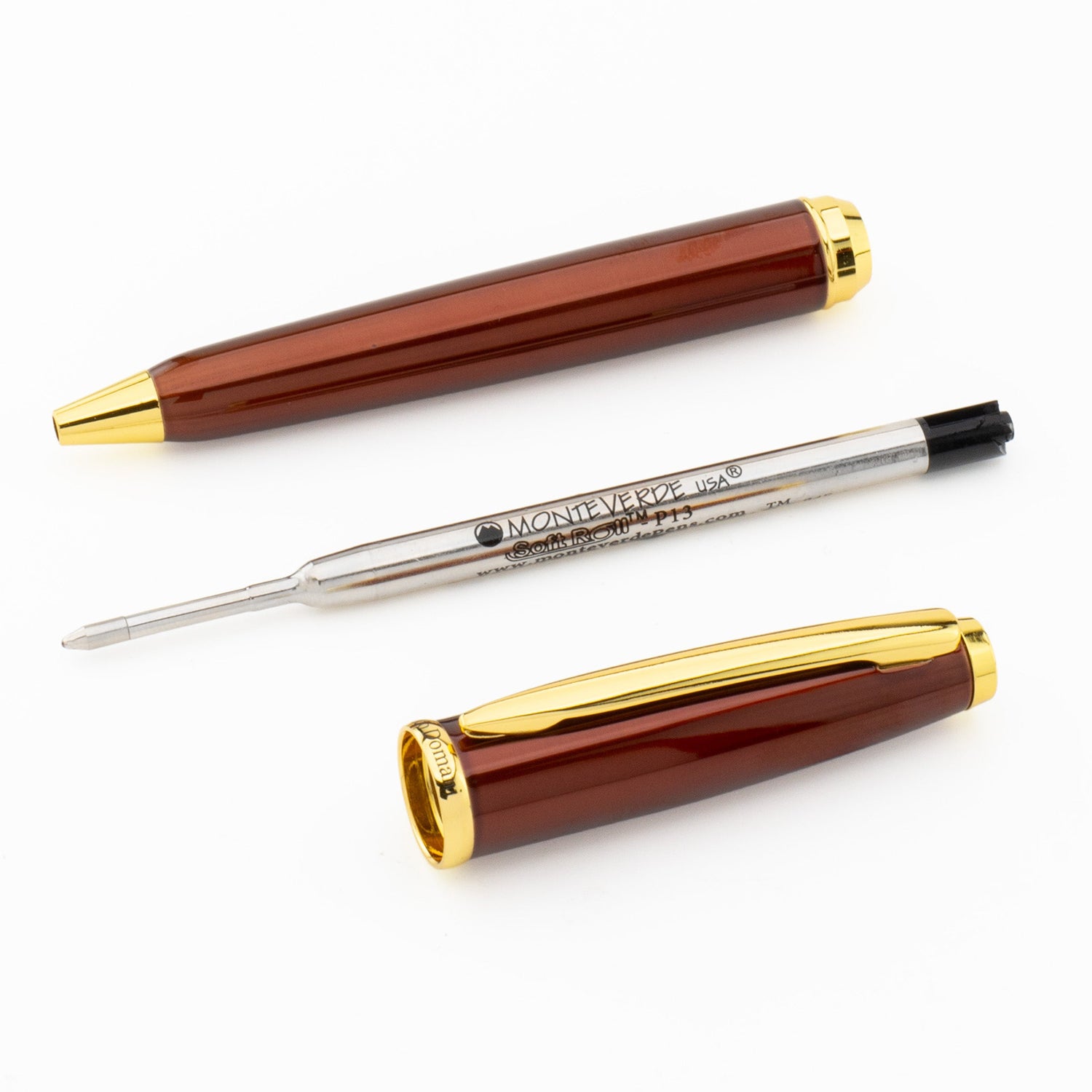 Monteverde Aldo Domani Brown GT Ballpoint Pen MV59665