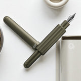 Monteverde Axis Matte Olive Fountain Pen