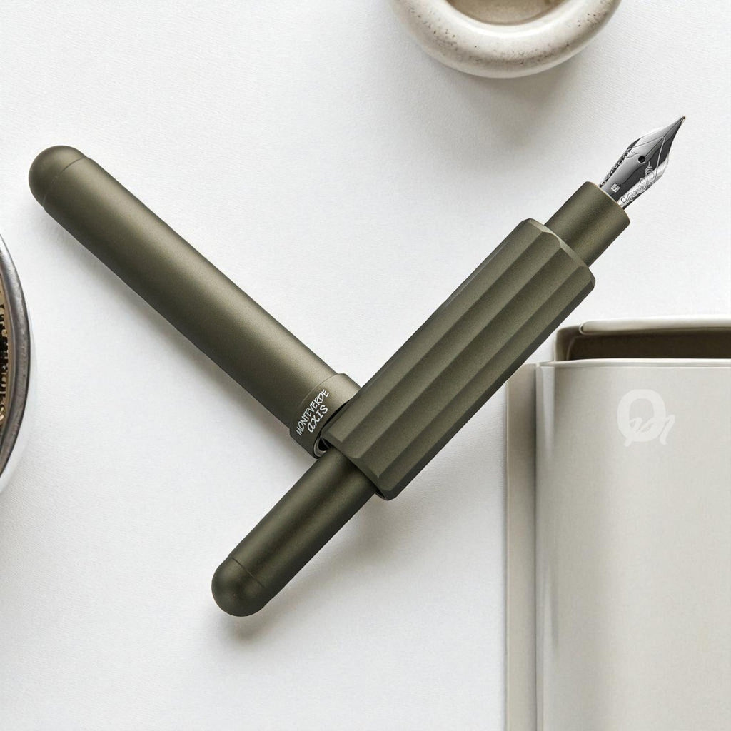 Monteverde Axis Matte Olive Fountain Pen