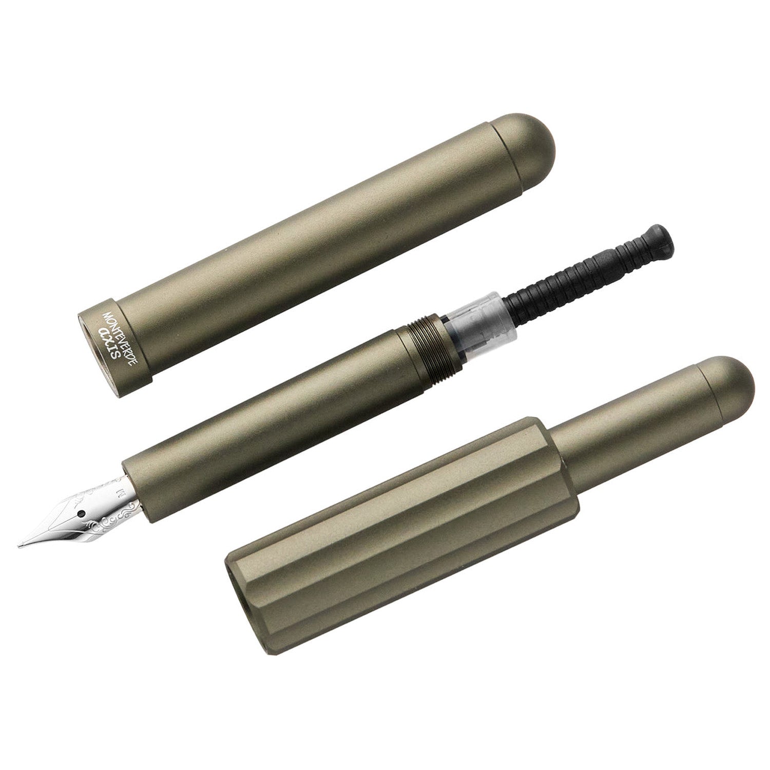 Monteverde Axis Matte Olive Fountain Pen