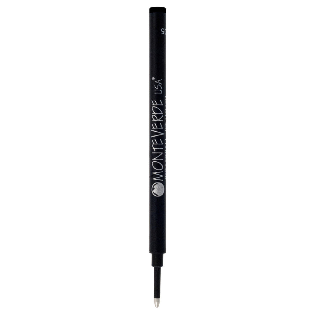 Monteverde Ceramic Roller Ball Pen Refill (Black - Pack of 2)