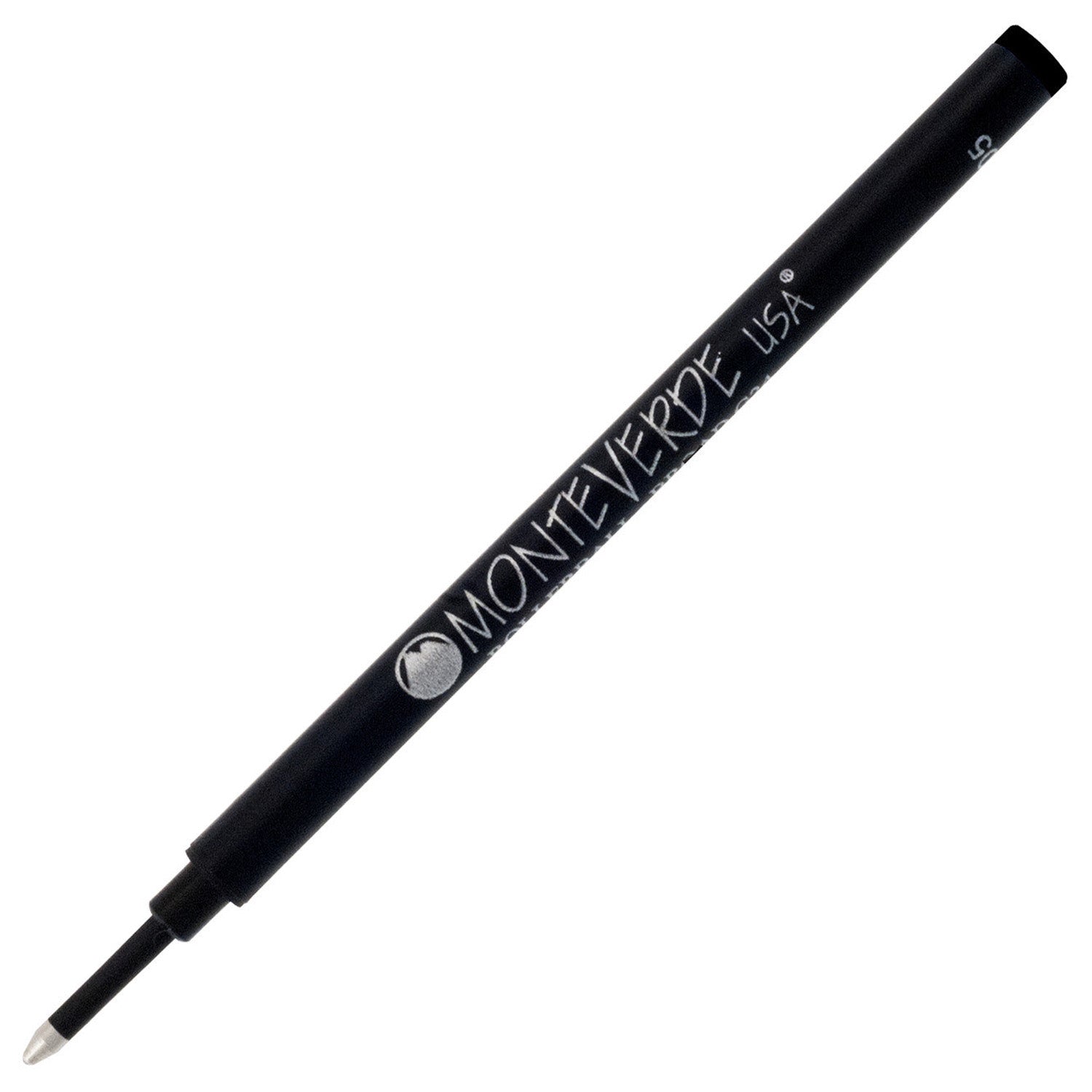 Monteverde Ceramic Roller Ball Pen Refill (Black - Pack of 2)