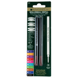 Monteverde Ceramic Roller Ball Pen Refill (Black - Pack of 2)