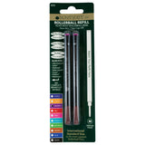Monteverde Ceramic Roller Ball Pen Refill (Magenta - Pack of 2)