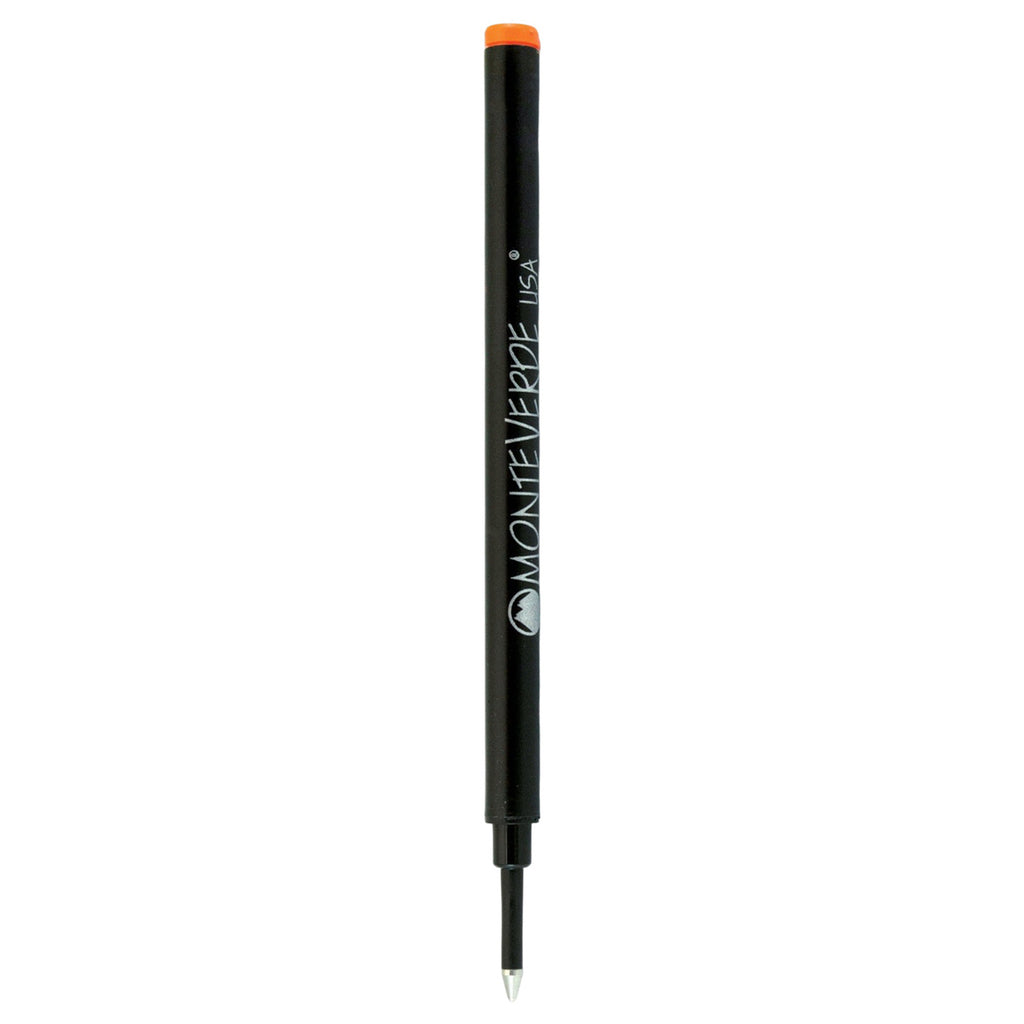 Monteverde Ceramic Roller Ball Pen Refill (Orange - Pack of 2)