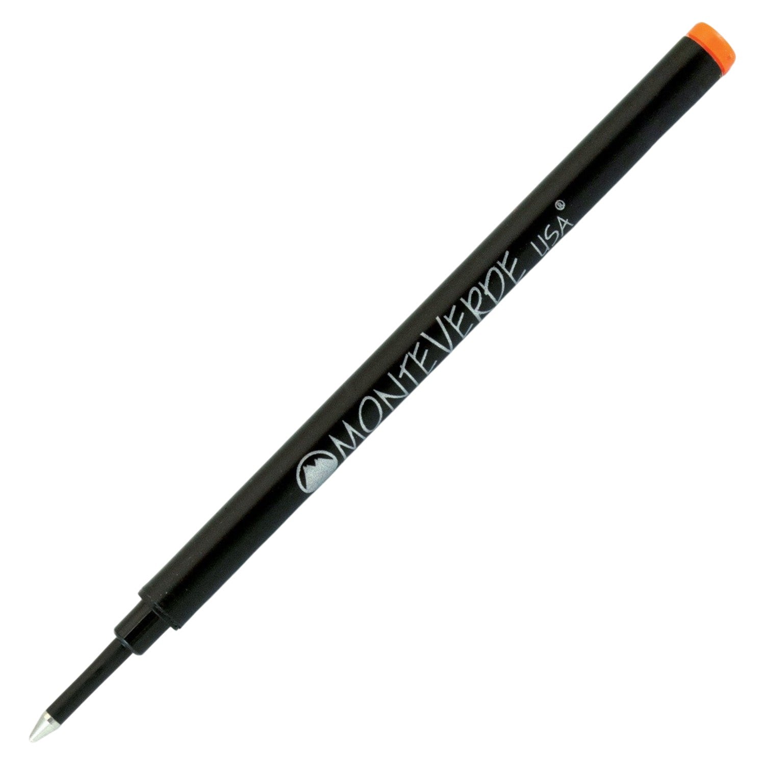 Monteverde Ceramic Roller Ball Pen Refill (Orange - Pack of 2)