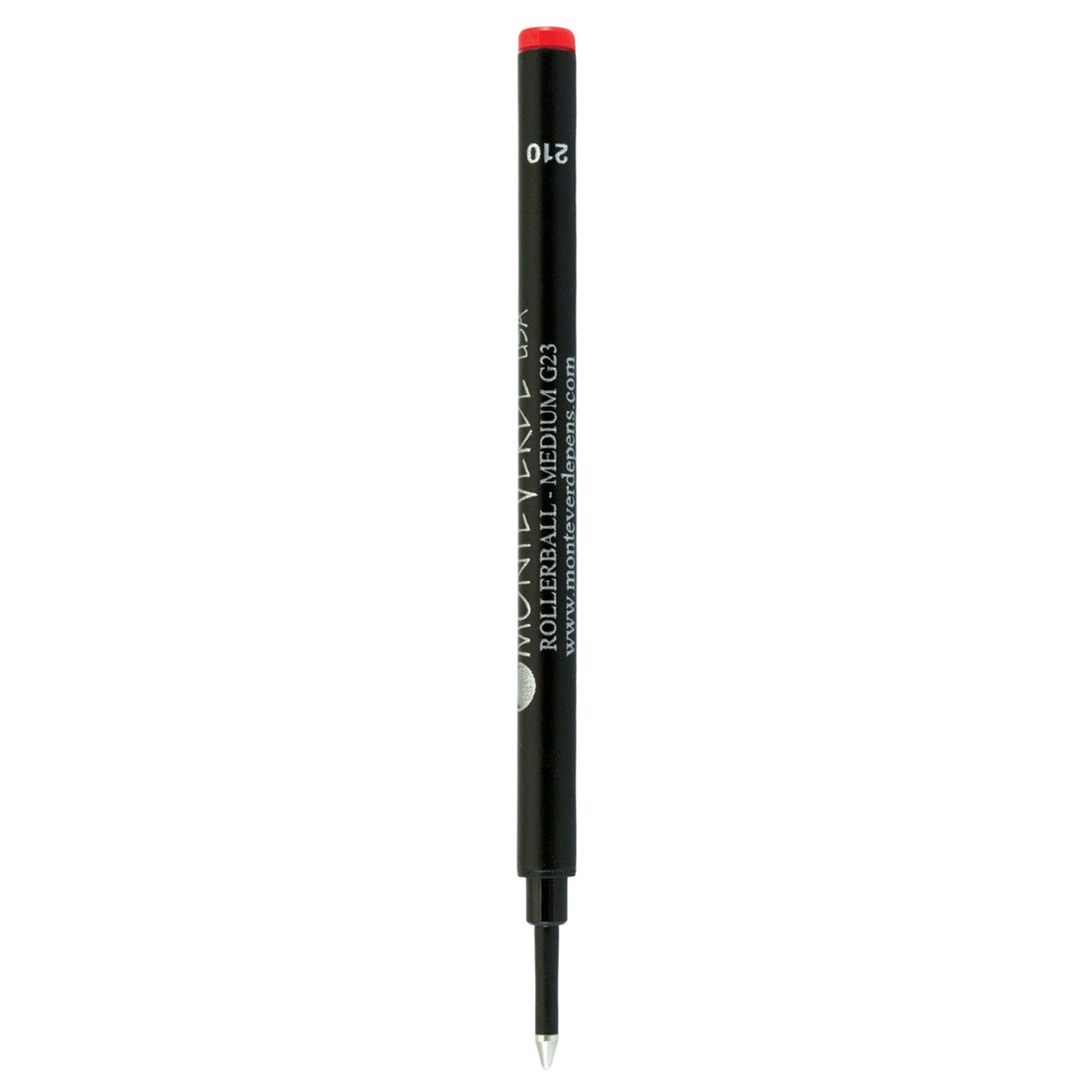 Monteverde Ceramic Roller Ball Pen Refill (Red - Pack of 2)