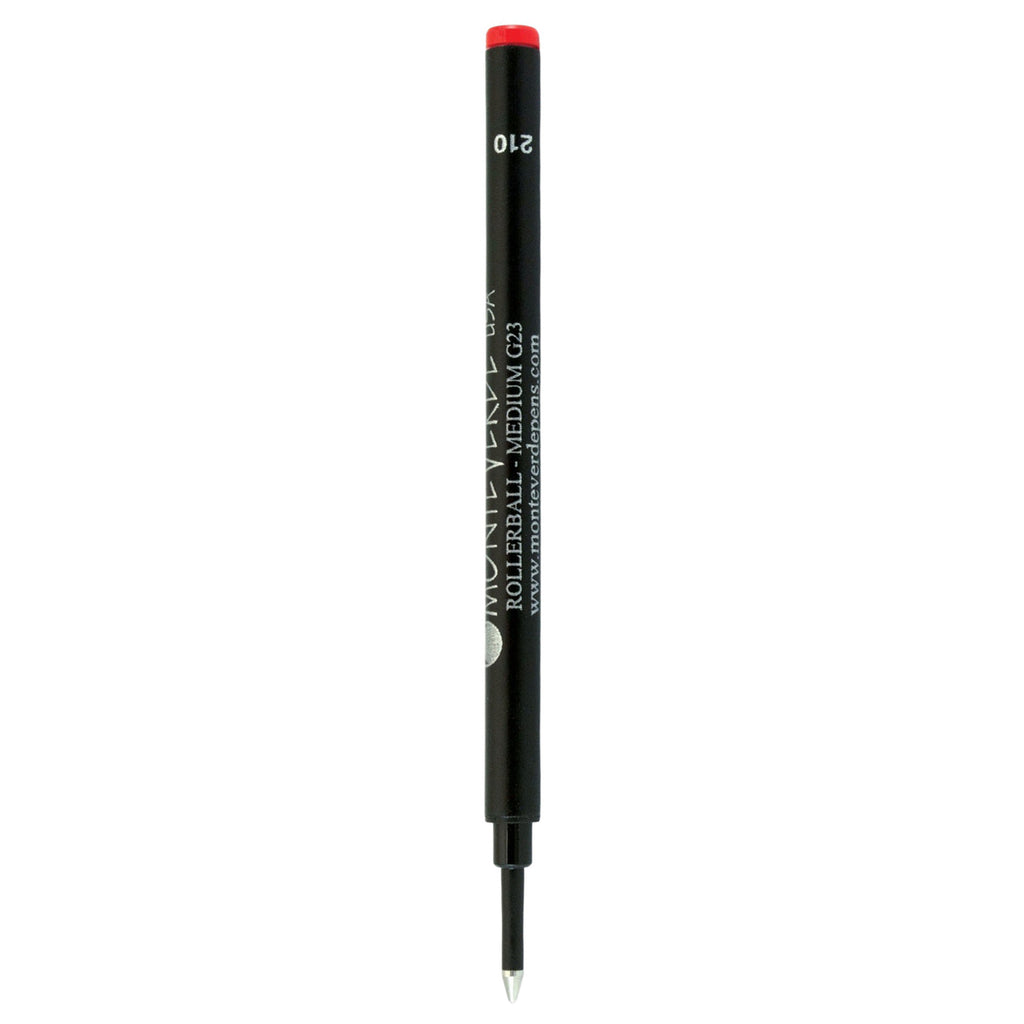 Monteverde Ceramic Roller Ball Pen Refill (Red - Pack of 2)