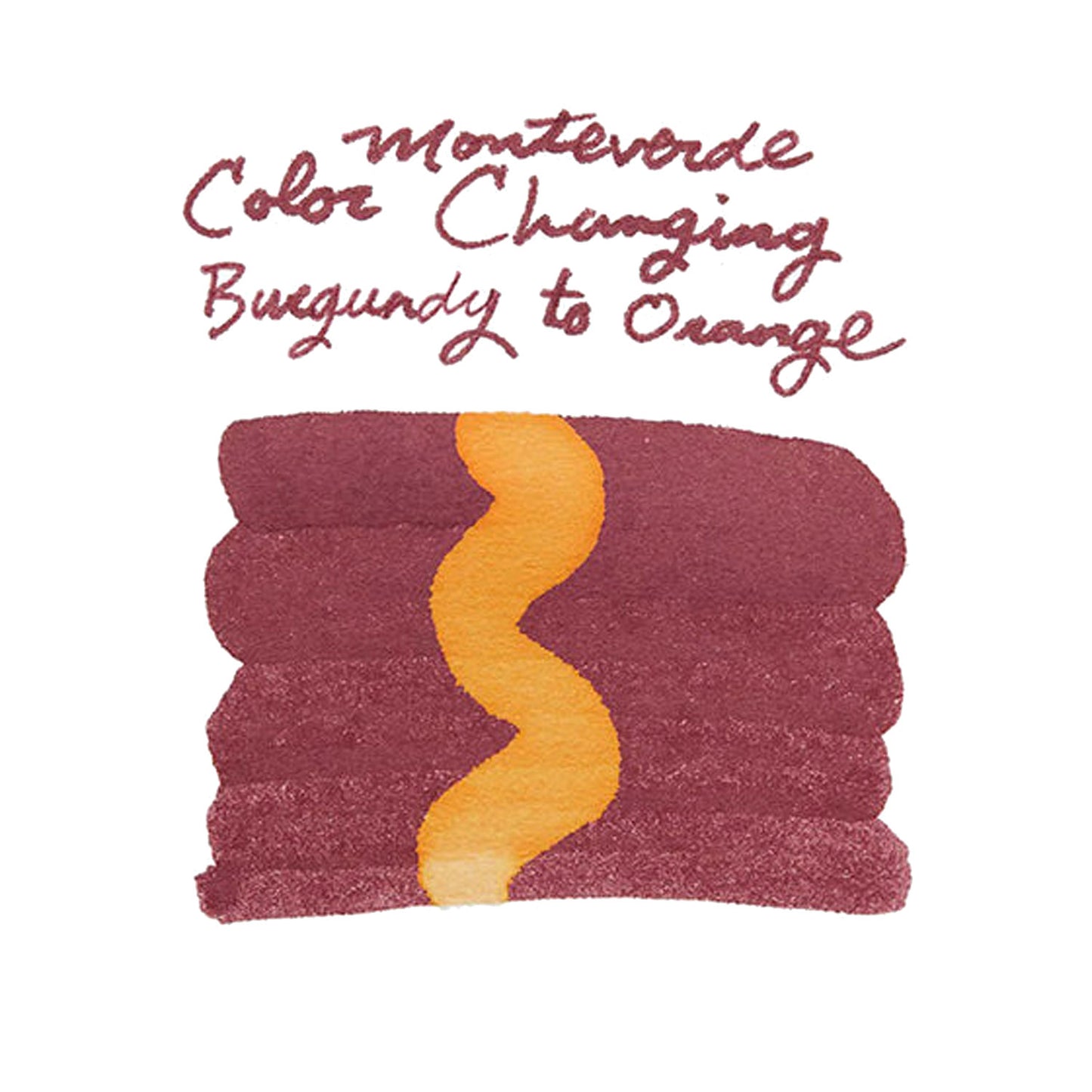 Monteverde Color Changing Ink Bottle (Burgundy - 30 ML) G309BO