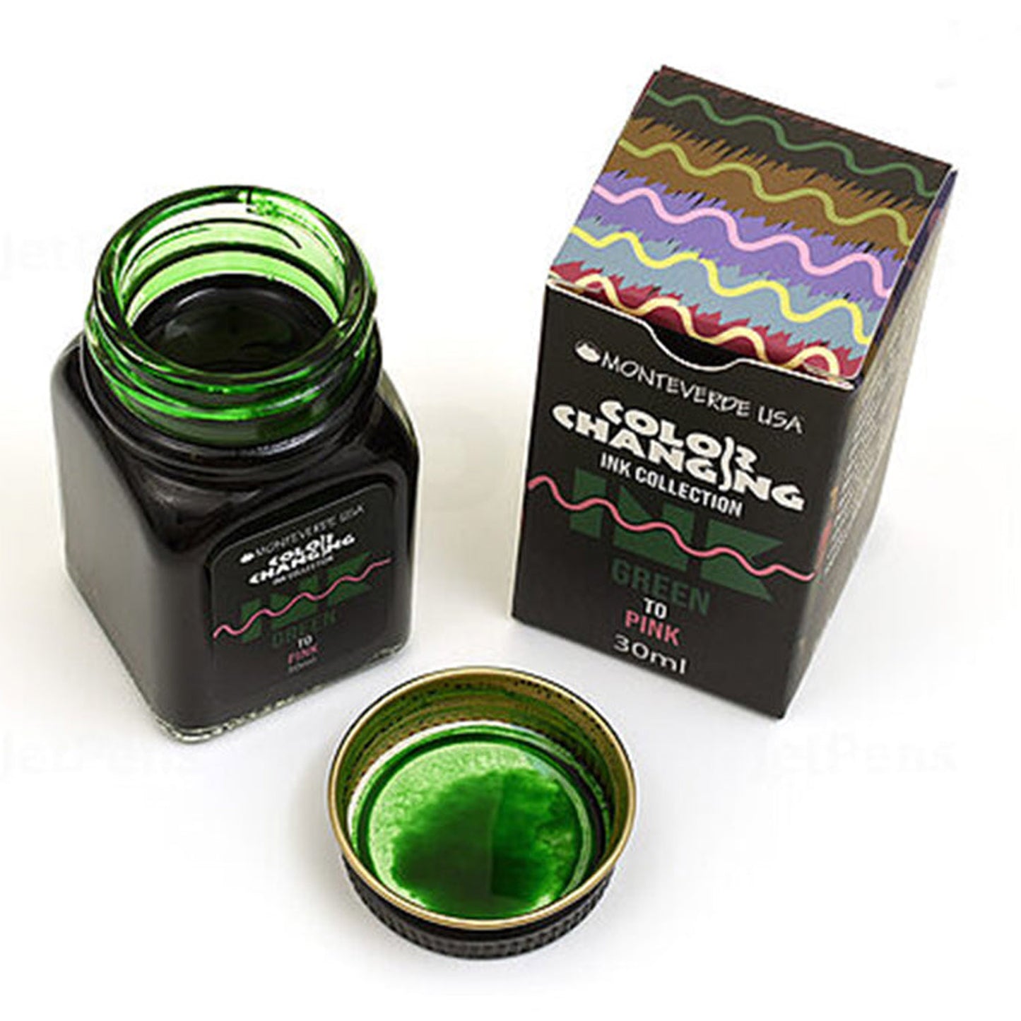 Monteverde Color Changing Ink Bottle (Green - 30 ML) G309GP