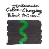 Monteverde Color Changing Ink Bottle + Changer Set (Black to Green - 30 ML) G310BG