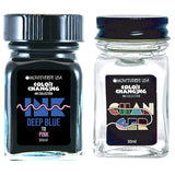 Monteverde Color Changing Ink Bottle + Changer Set (Deep Blue to Pink - 30 ML) G310DBP