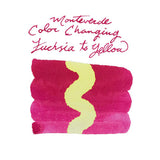 Monteverde Color Changing Ink Bottle + Changer Set (Fuchsia to Yellow - 30 ML) G310FY