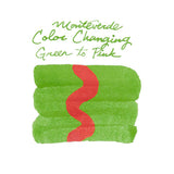 Monteverde Color Changing Ink Bottle + Changer Set (Green to Pink - 30 ML) G310GP