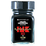 Monteverde Color Changing Ink Bottle + Changer Set (Red to Yellow - 30 ML) G310RY