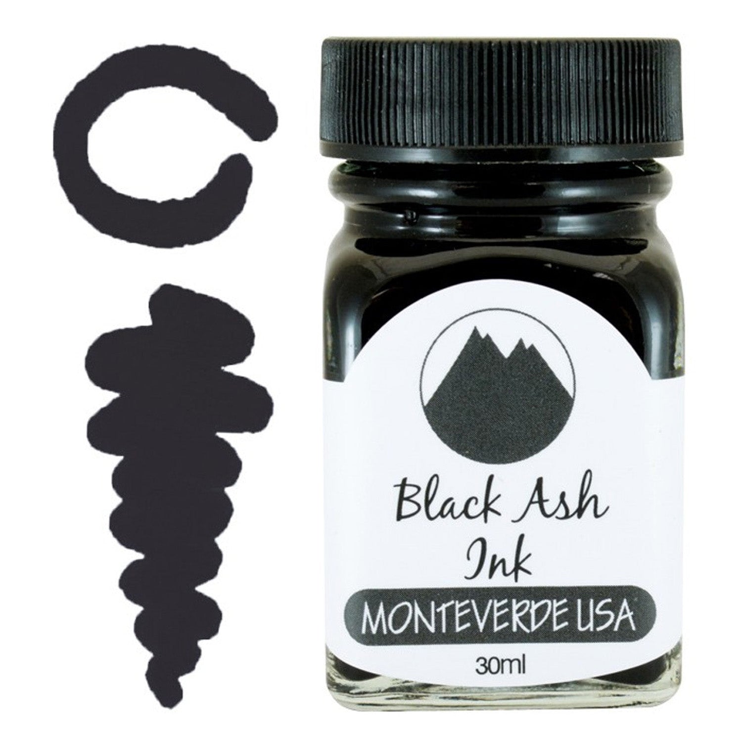 Monteverde Core Ink Bottle (Black Ash - 30 ML) G309BA