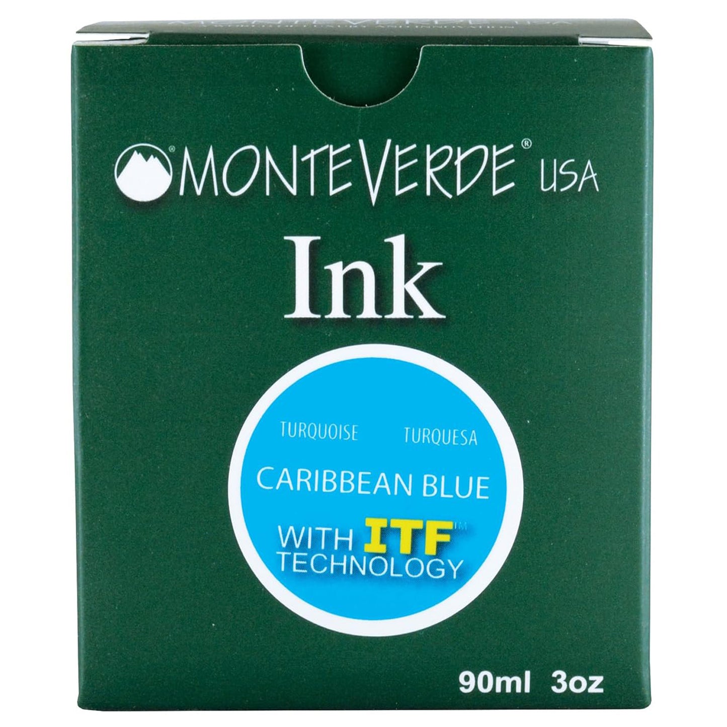 Monteverde Core Ink Bottle (Caribbean Blue - 90 ML) G308TQ