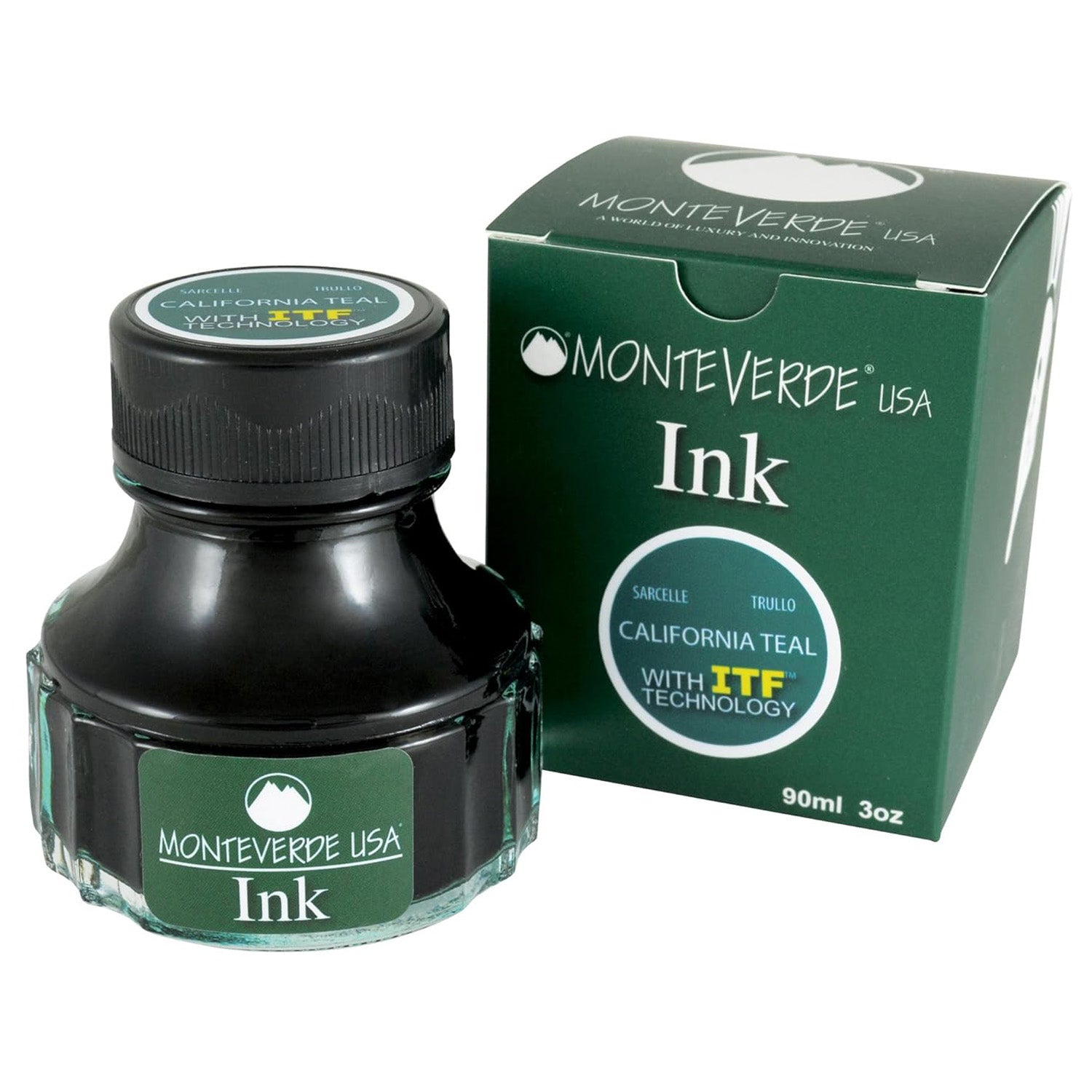 Monteverde Core Ink Bottle (California Teal - 90 ML) G308CT