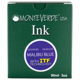 Monteverde Core Ink Bottle (Malibu Blue - 90 ML) G308BU