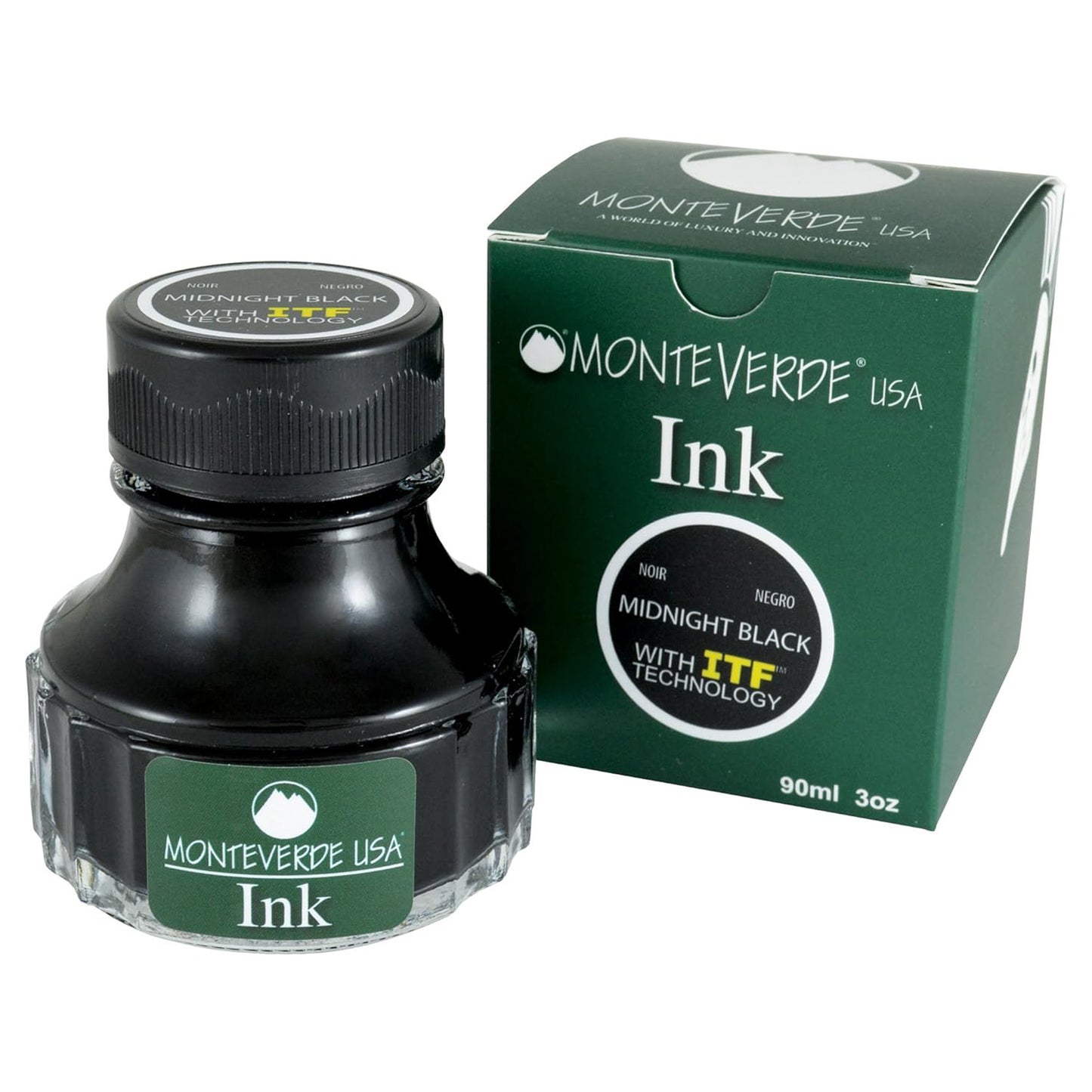 Monteverde Core Ink Bottle (Midnight Black - 90 ML) G308MB