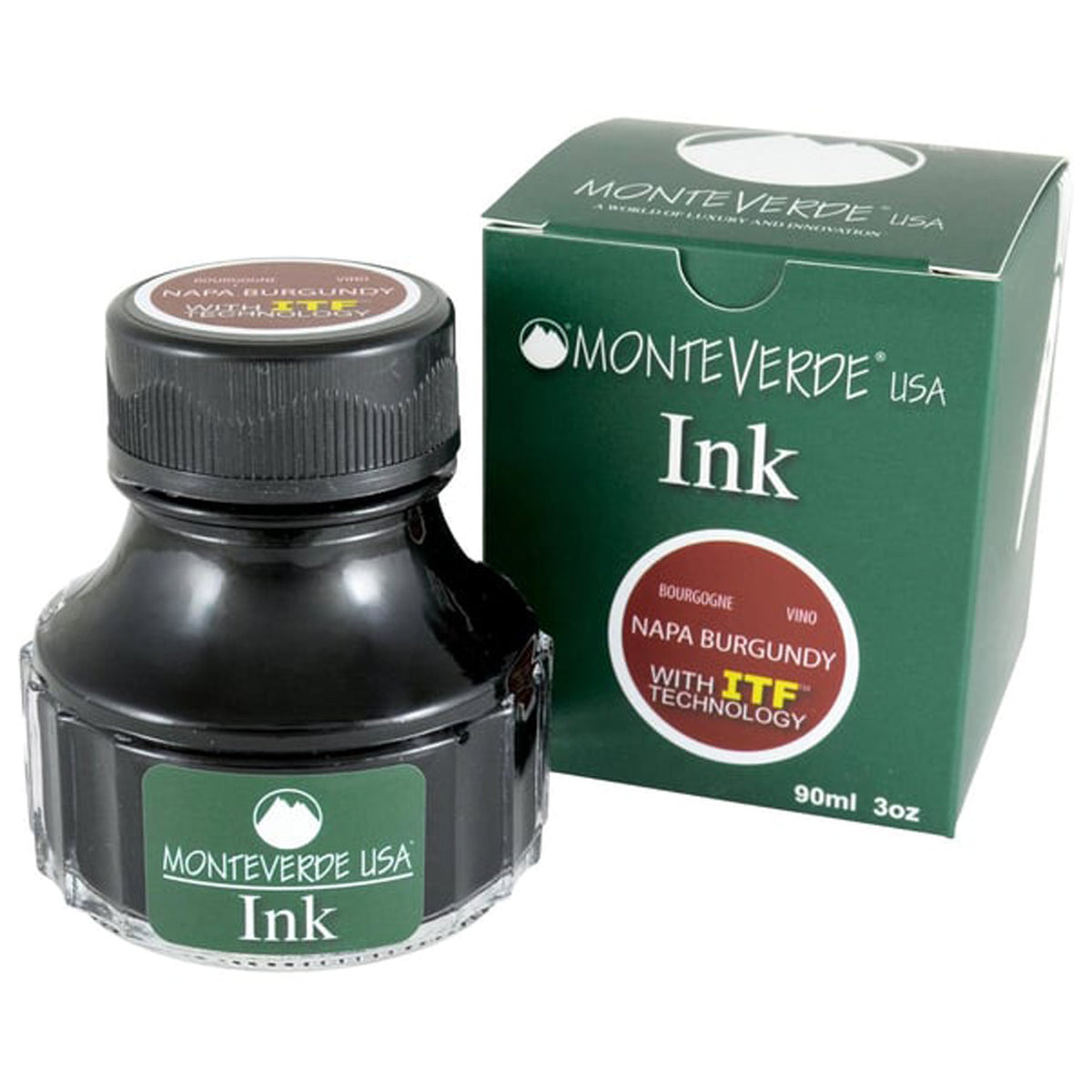 Monteverde Core Ink Bottle (Napa Burgundy - 90 ML) G308BG