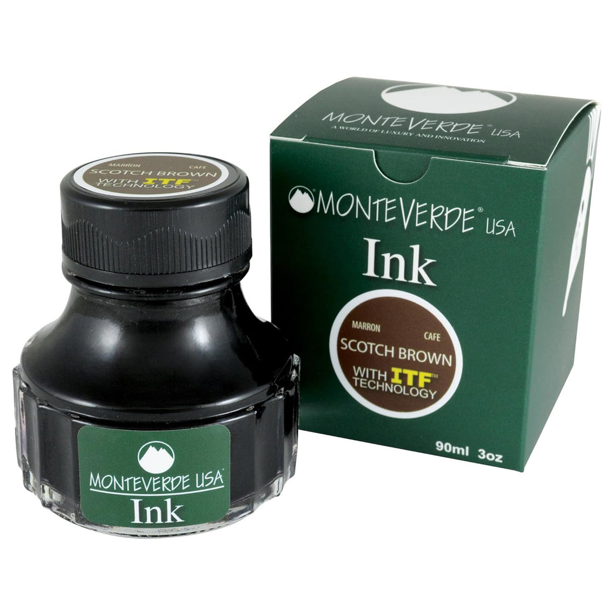 Monteverde Core Ink Bottle (Scotch Brown - 90 ML) G308BN