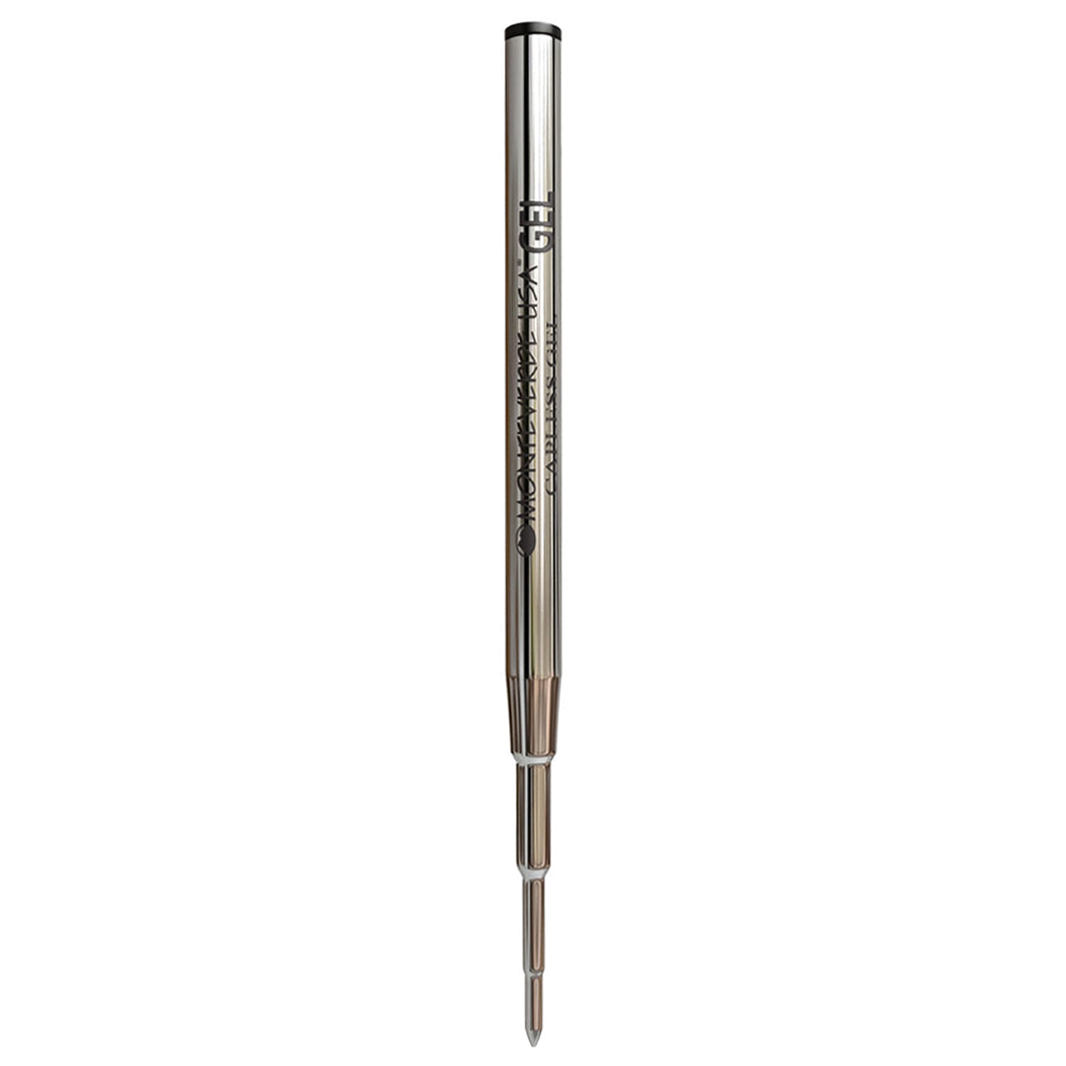 Monteverde Capless Ballpoint Pen Gel Refill (to fit Montblanc - Black - Pack of 2)