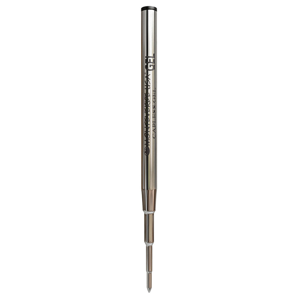 Monteverde Capless Ballpoint Pen Gel Refill (to fit Montblanc - Black - Pack of 2)