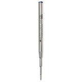 Monteverde Capless Ballpoint Pen Gel Refill (to fit Montblanc - Blue/Black - Pack of 2)