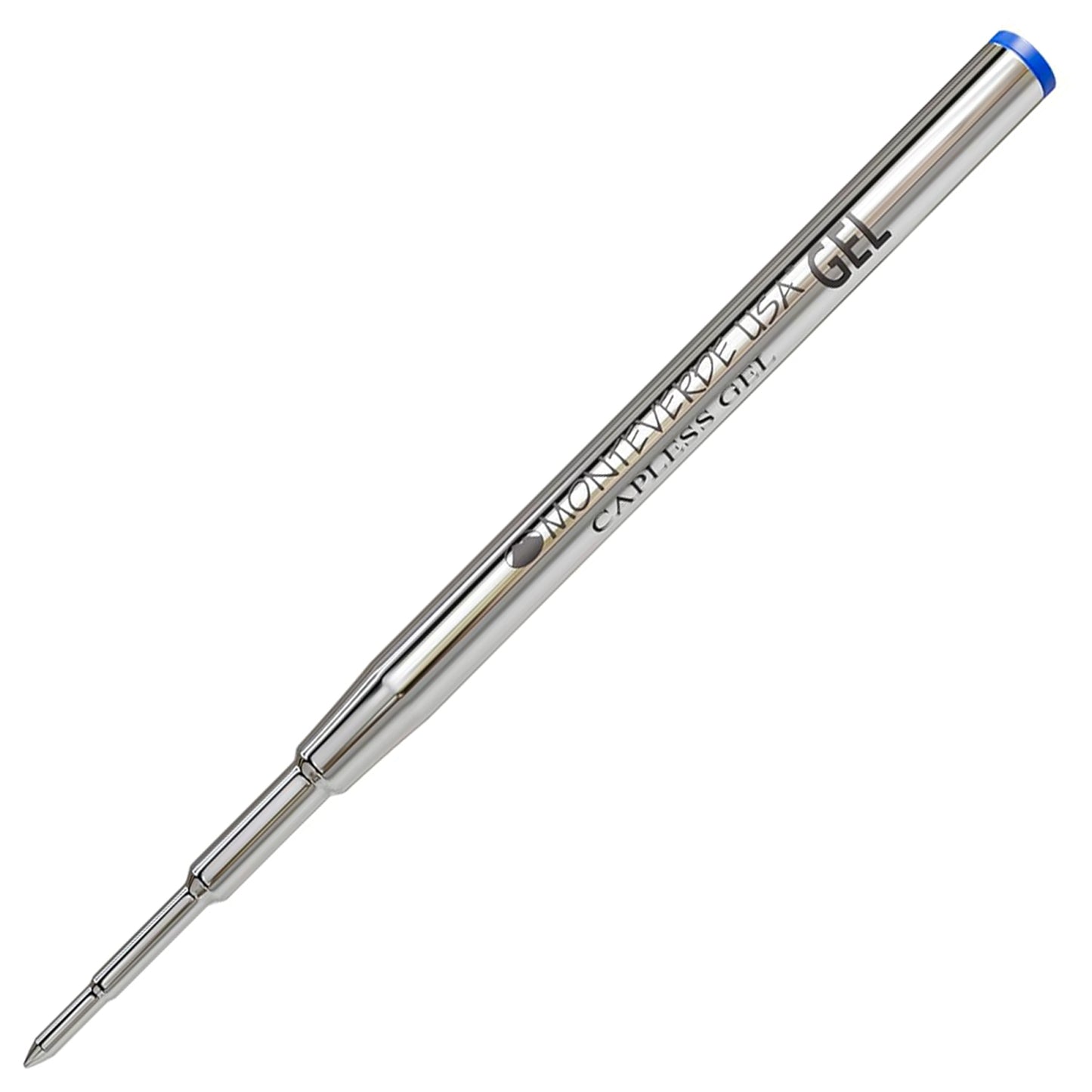 Monteverde Capless Ballpoint Pen Gel Refill (to fit Montblanc - Blue - Pack of 2)