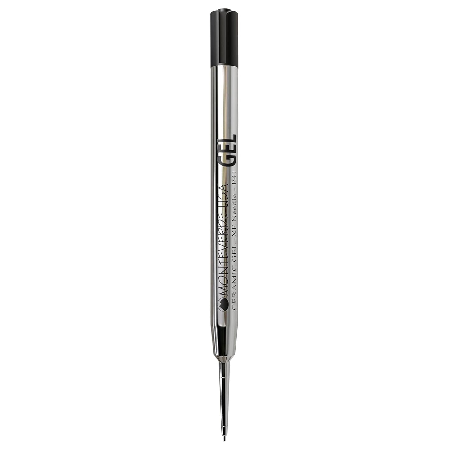 Monteverde Capless Ballpoint Pen Gel Refill (to fit Parker - Black - Pack of 2)
