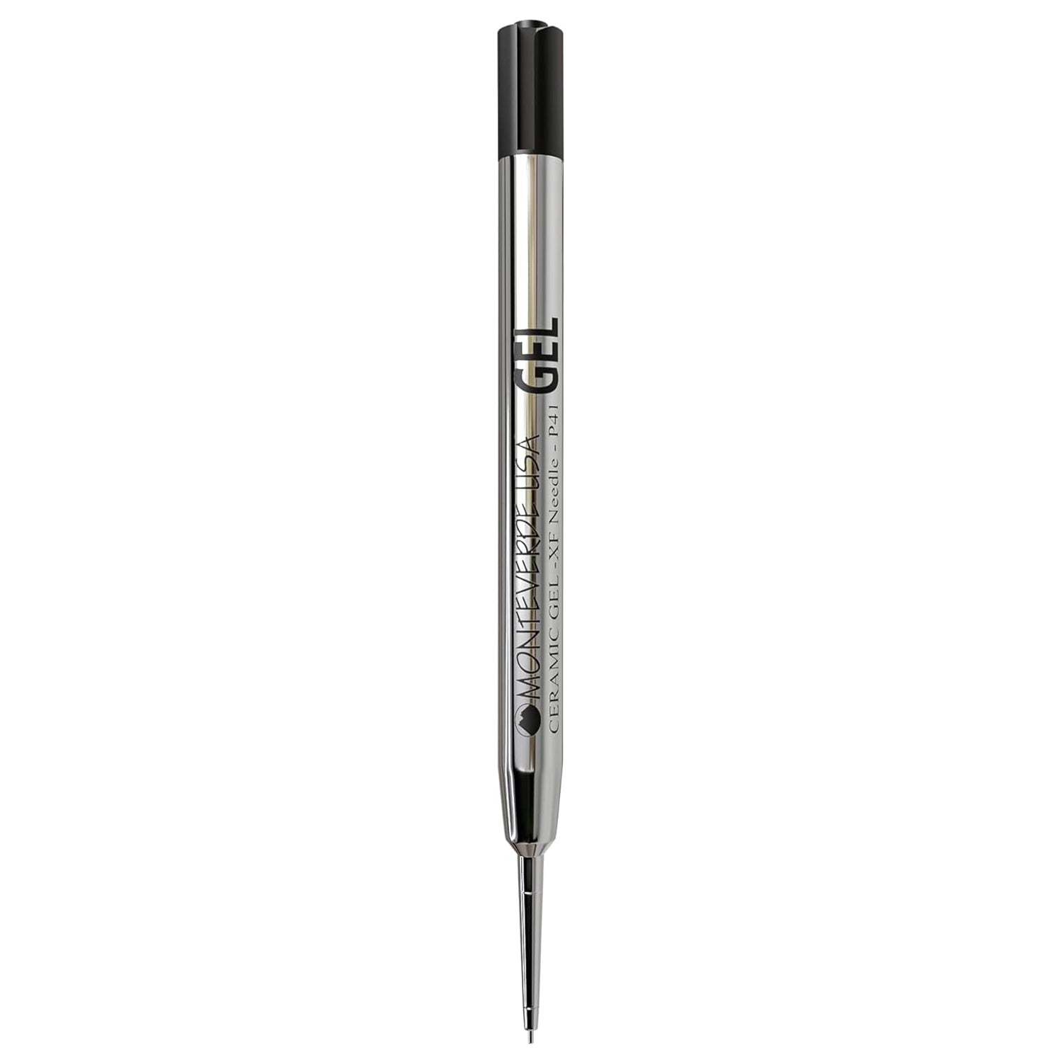 Monteverde Capless Ballpoint Pen Gel Refill (to fit Parker - Black - Pack of 2)