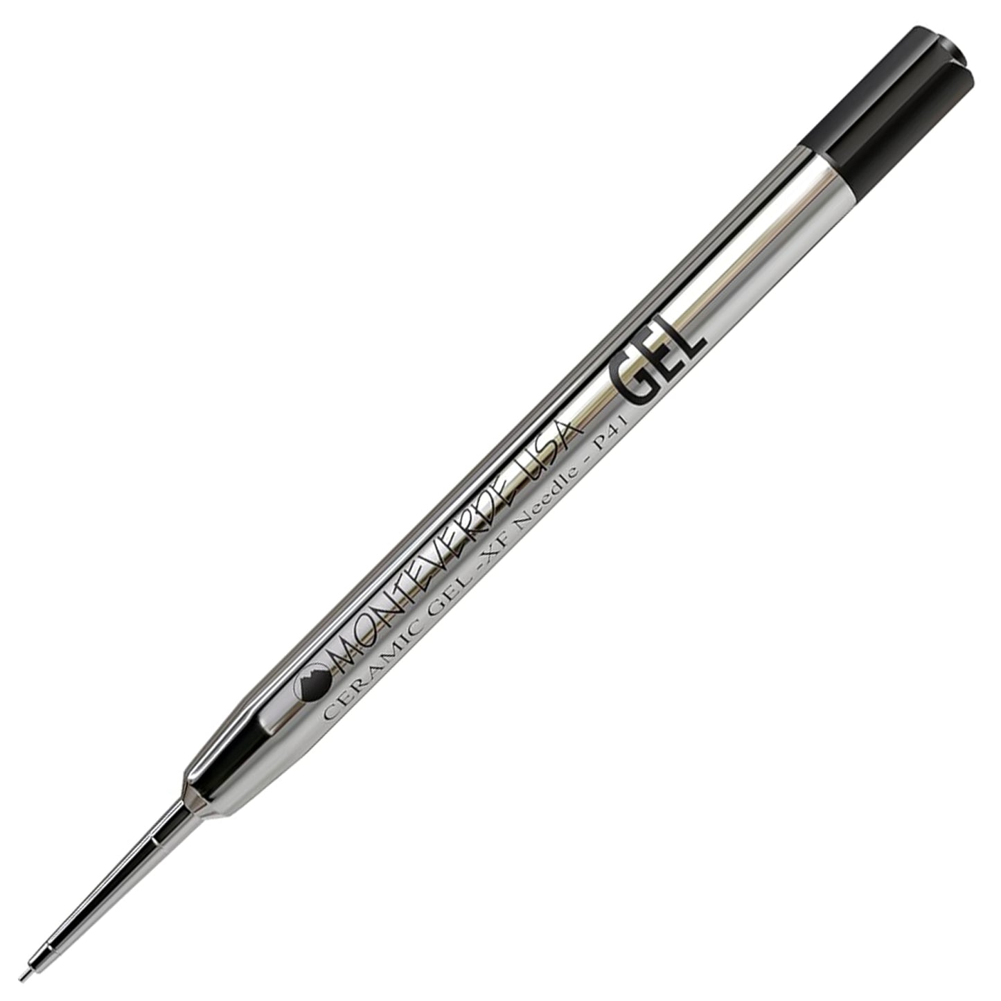Monteverde Capless Ballpoint Pen Gel Refill (to fit Parker - Black - Pack of 2)