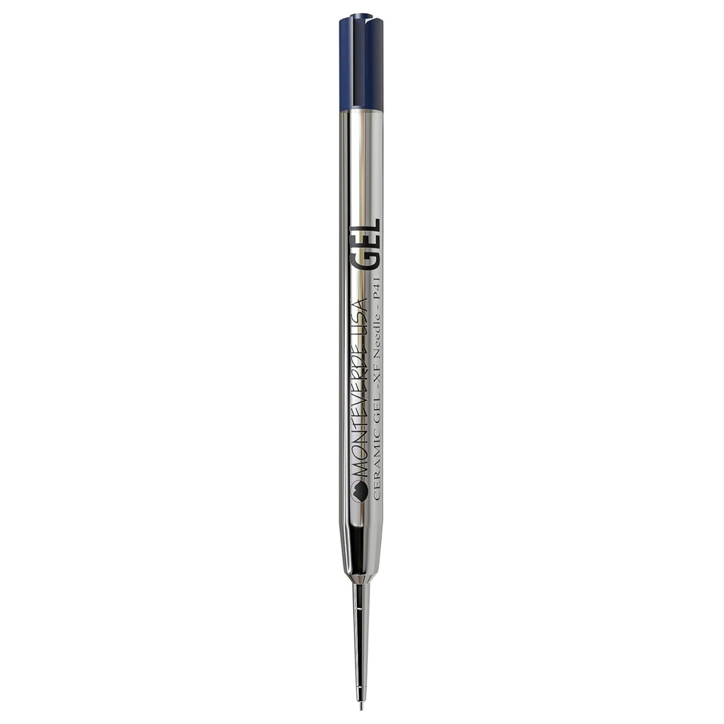 Monteverde Capless Ballpoint Pen Gel Refill (to fit Parker - Blue/Black - Pack of 2)