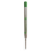 Monteverde Capless Ballpoint Pen Gel Refill (to fit Parker - Green - Pack of 2)
