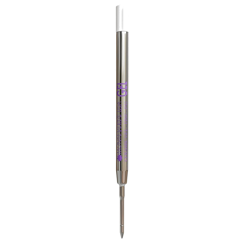 Monteverde Capless Ballpoint Pen Gel Refill (to fit Parker - Purple - Pack of 2)
