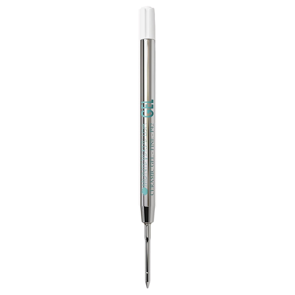 Monteverde Capless Ballpoint Pen Gel Refill (to fit Parker - Turquoise - Pack of 2)